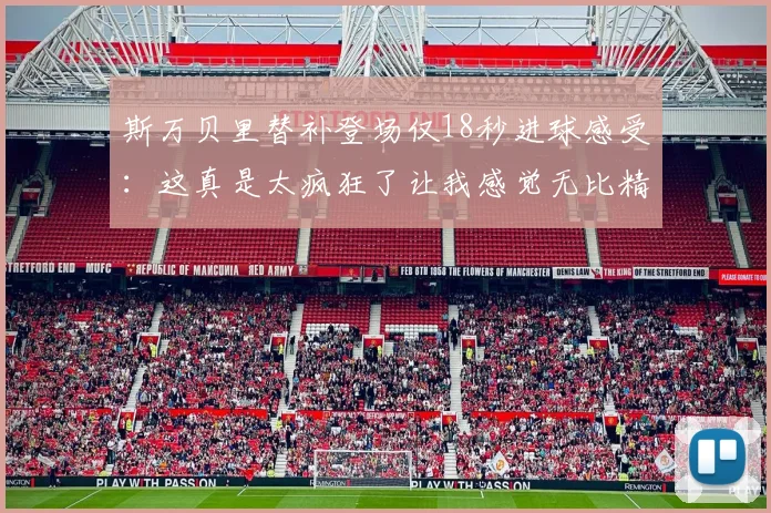 斯万贝里替补登场仅18秒进球感受：这真是太疯狂了让我感觉无比精彩